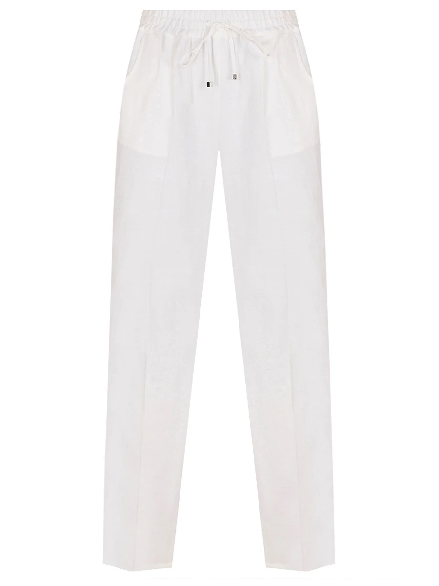 Брюки льняные KITON D48122K09T8401018 Белый 