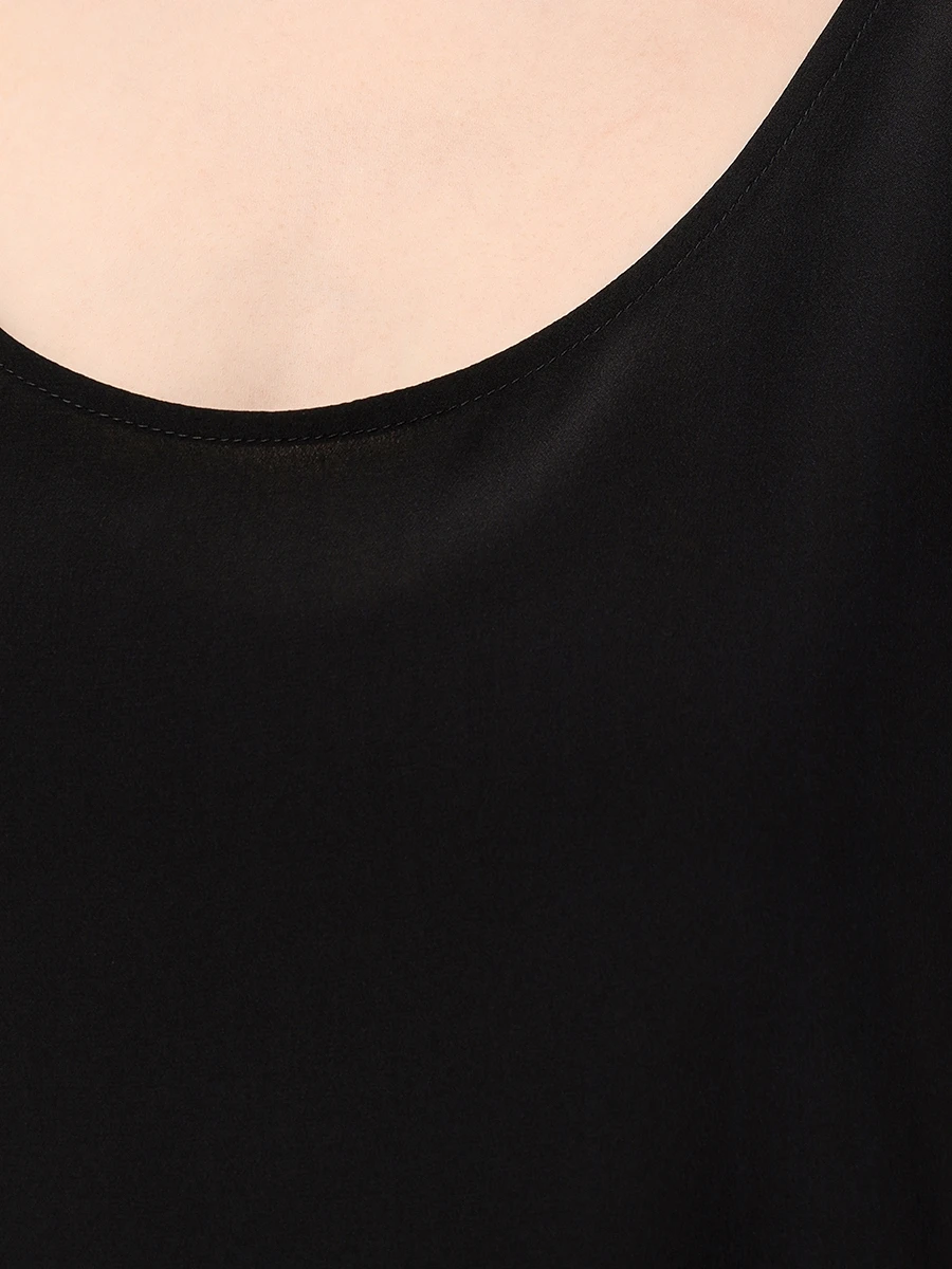 Топ шелковый KITON D51443K0597A17000 Черный  Фото 5