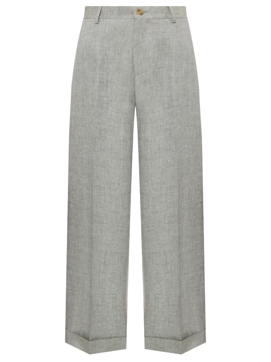 

Брюки льняные, Зеленый, 54243/5 8110