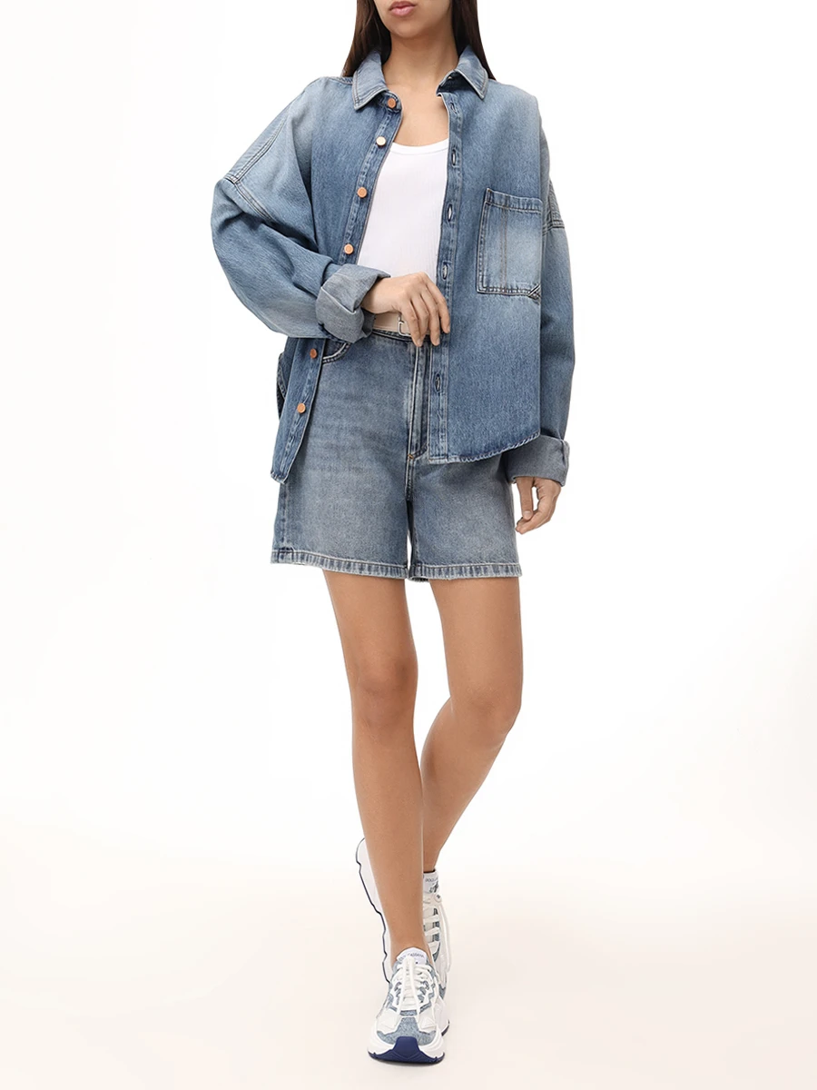 Шорты джинсовые DOLCE & GABBANA FTC8QD G8MM2 S9001 Деним  Фото 2