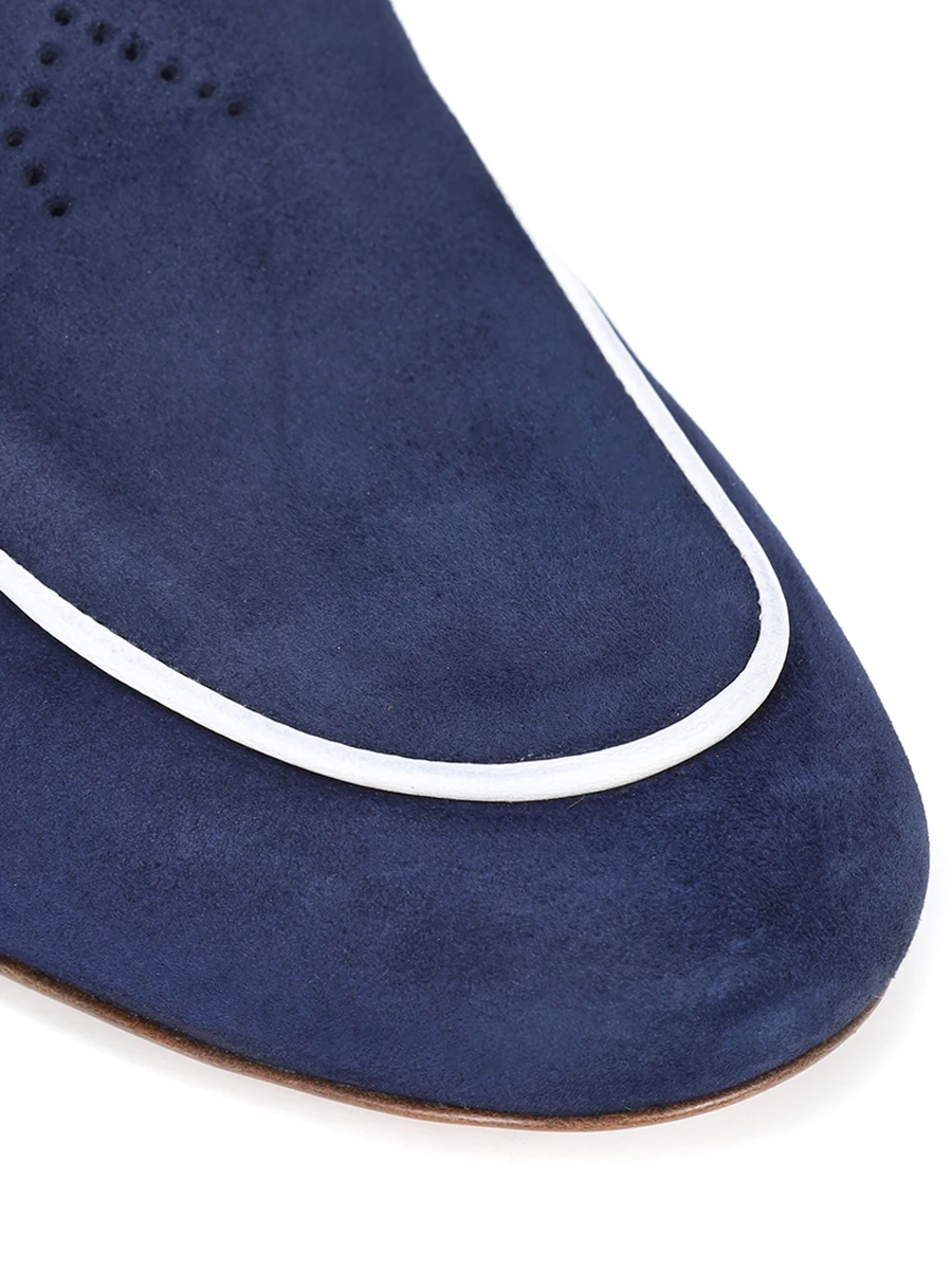 

Лоферы замшевые, Синий, D59801N0100821006