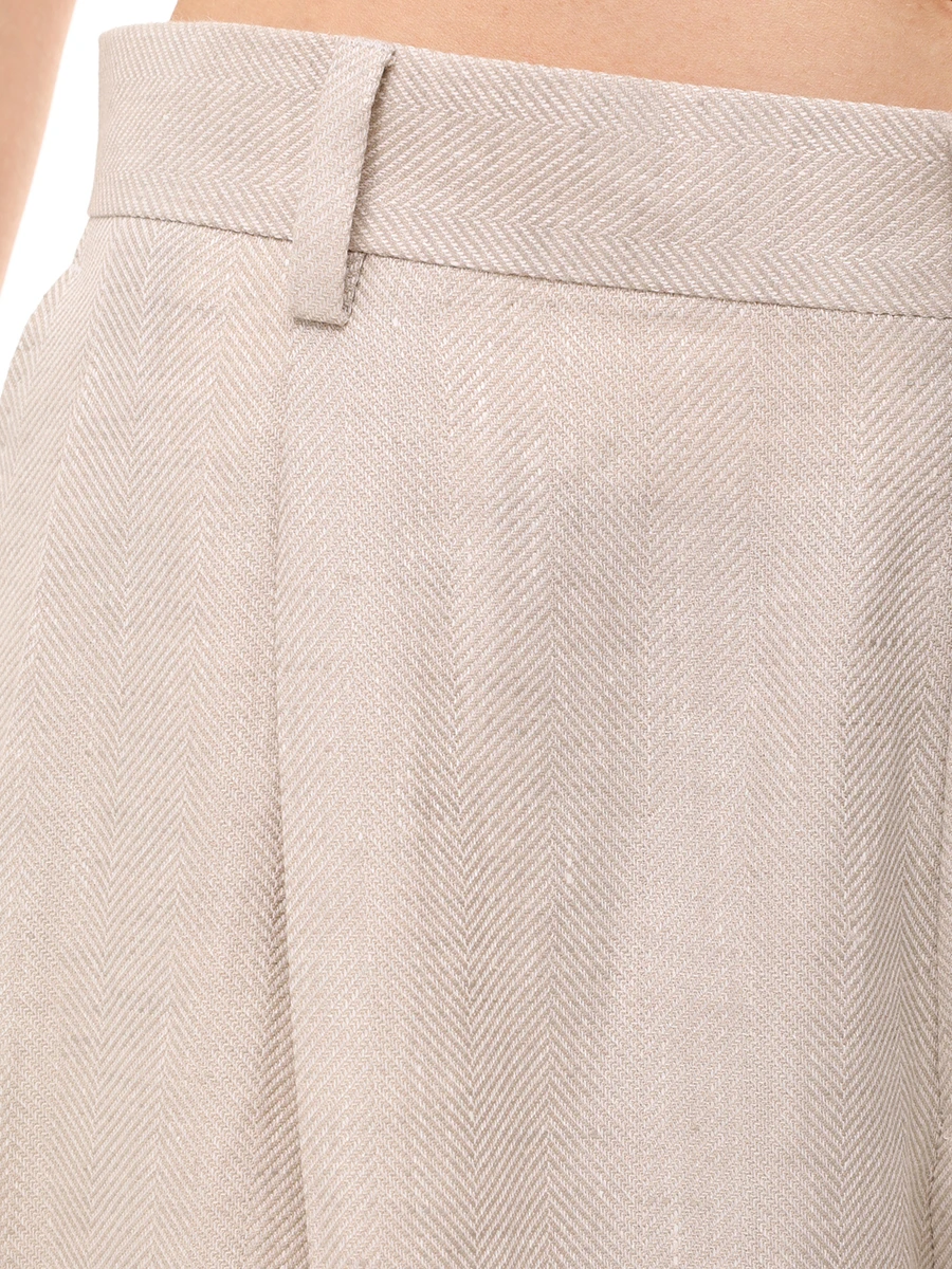 Костюм из льна и хлопка L.B.M. 1911 53367/2-2156/1150/8112 Бежевый  Фото 12