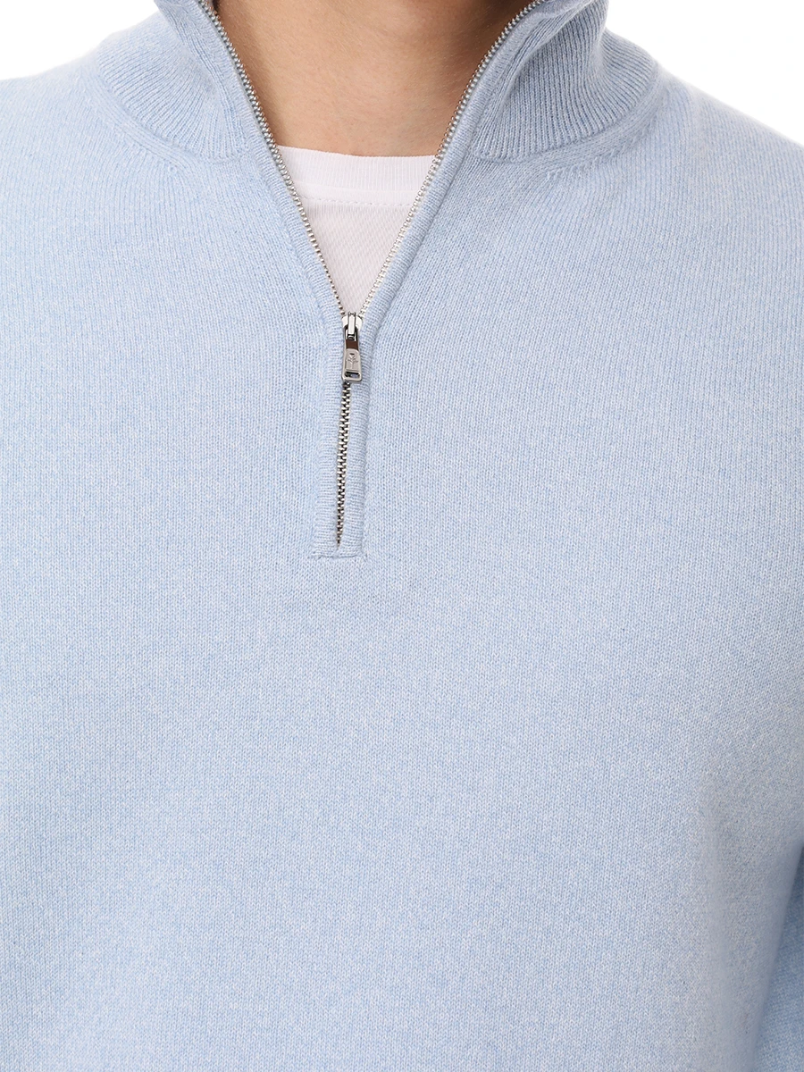 Джемпер кашемировый FIORONI CASHMERE MK00CAC6WM 0012 A19 Голубой  Фото 5