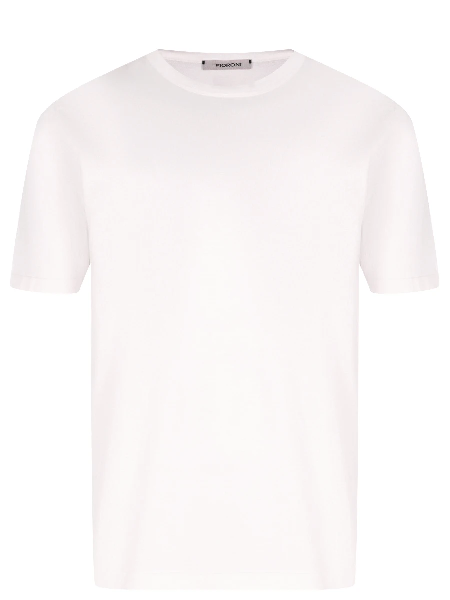 Футболка хлопковая FIORONI CASHMERE MK20241A1 0064 K1 Белый 