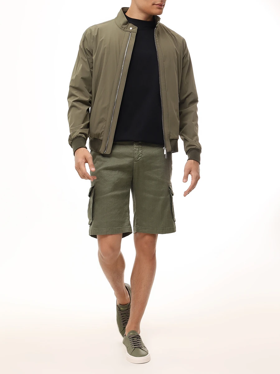Футболка хлопковая KITON UMC023K06R4913018 Черный  Фото 2