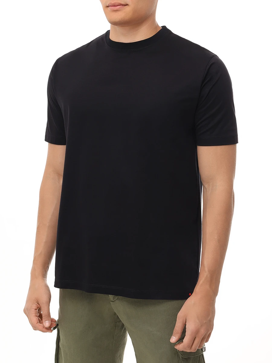 Футболка хлопковая KITON UMC023K06R4913018 Черный  Фото 4