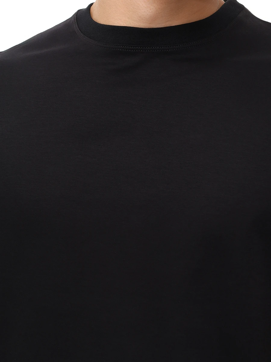 Футболка хлопковая KITON UMC023K06R4913018 Черный  Фото 5