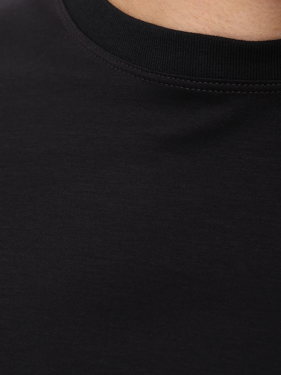 Футболка хлопковая KITON UMC023K06R4913018 Черный  Фото 6