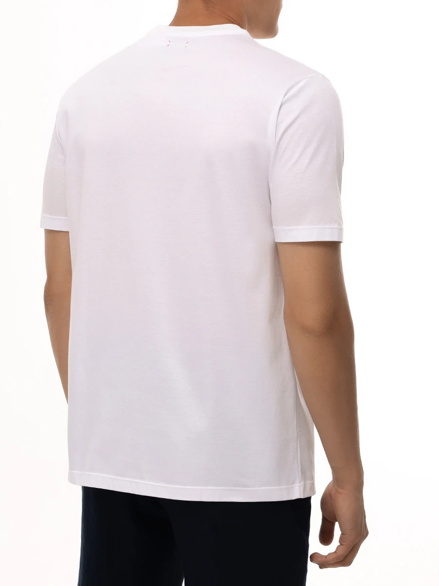 Футболка хлопковая KITON UMC023K06R4912014 Белый  Фото 3