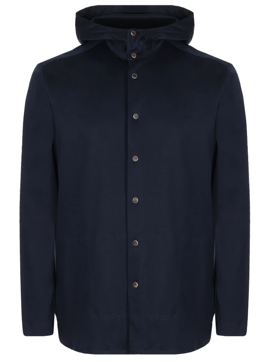 Рубашка хлопковая KITON UMCPETEK06R491100 Синий 