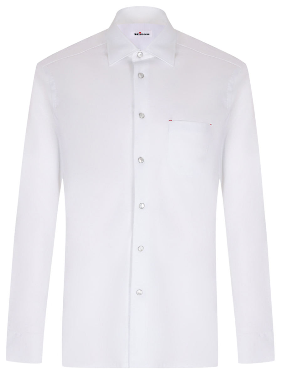 Рубашка Slim Fit хлопковая KITON