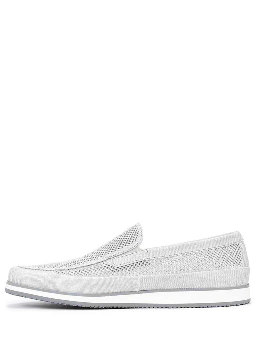 Слипоны замшевые ALDO BRUE` AB8018Q-GU Серый  Фото 3