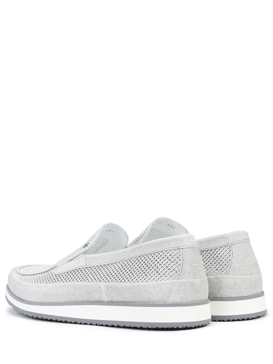 Слипоны замшевые ALDO BRUE` AB8018Q-GU Серый  Фото 4
