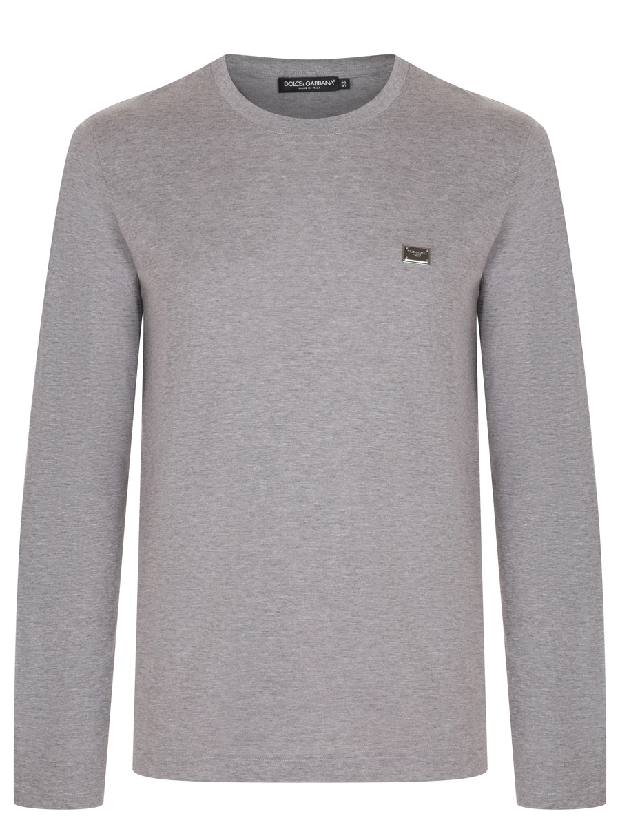 

Лонгслив хлопковый, Серый, G8SD2T G7N7A S8291