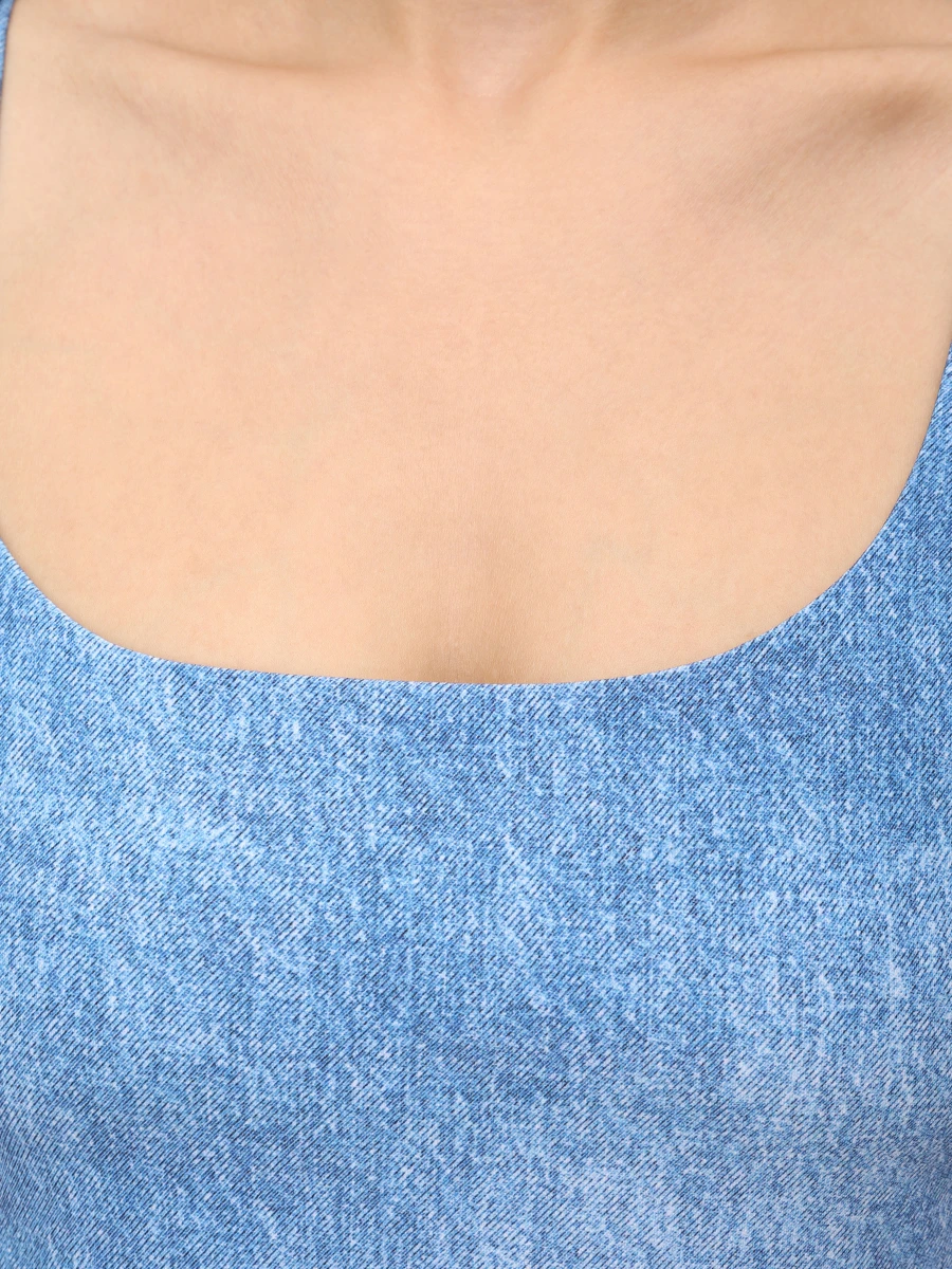 Топ однотонный FISICO CM02MD Синий  Фото 5