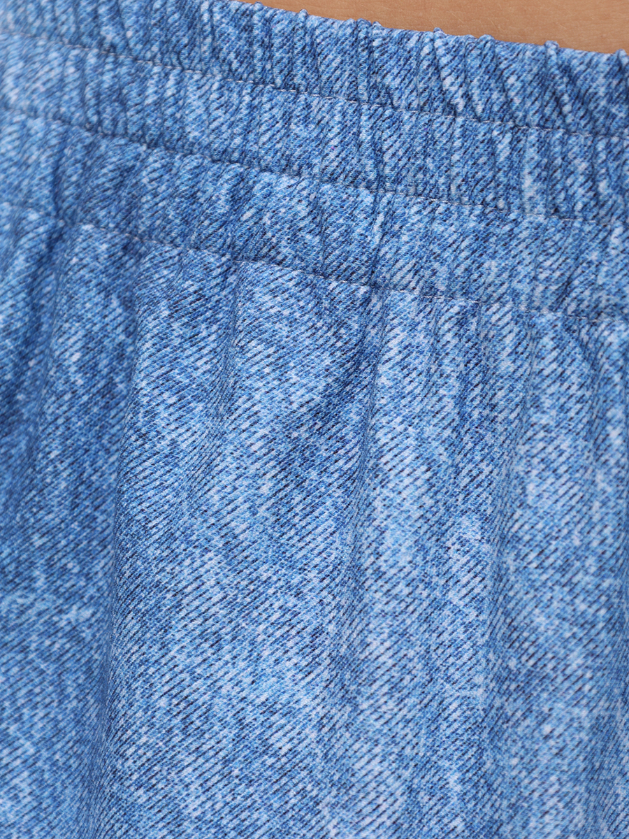 Шорты однотонные FISICO CN56MD Синий  Фото 7