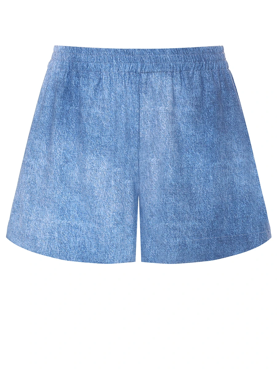 Шорты однотонные FISICO CN56MD Синий  Фото 2