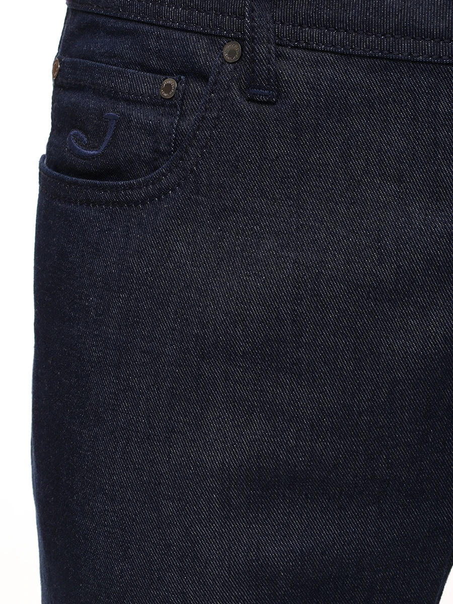 Джинсы Slim Fit хлопковые JACOB COHEN JUM_QE004 057 S2851 R1 100D Темно- Синий  Фото 5