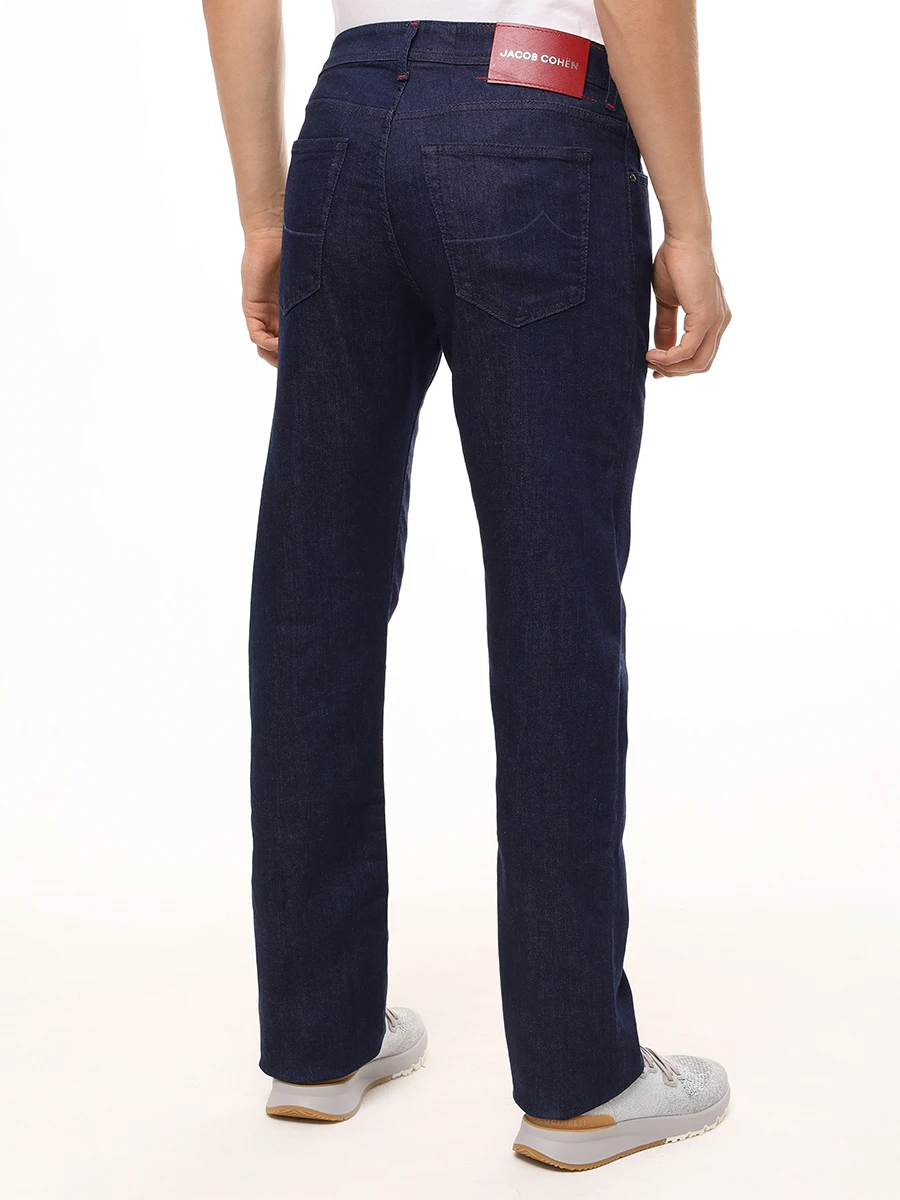 Джинсы Regular Fit хлопковые JACOB COHEN JUM_QE005 033 S3623 R1 100D Темно- Синий  Фото 3