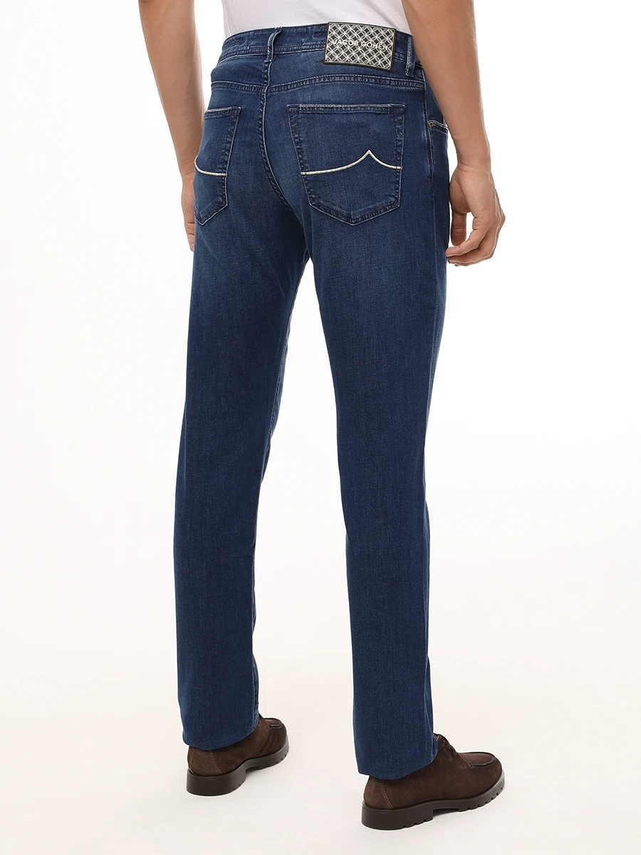 Джинсы Slim Fit хлопковые JACOB COHEN JUM_QM004 065 S4253 S1 100D Синий  Фото 3