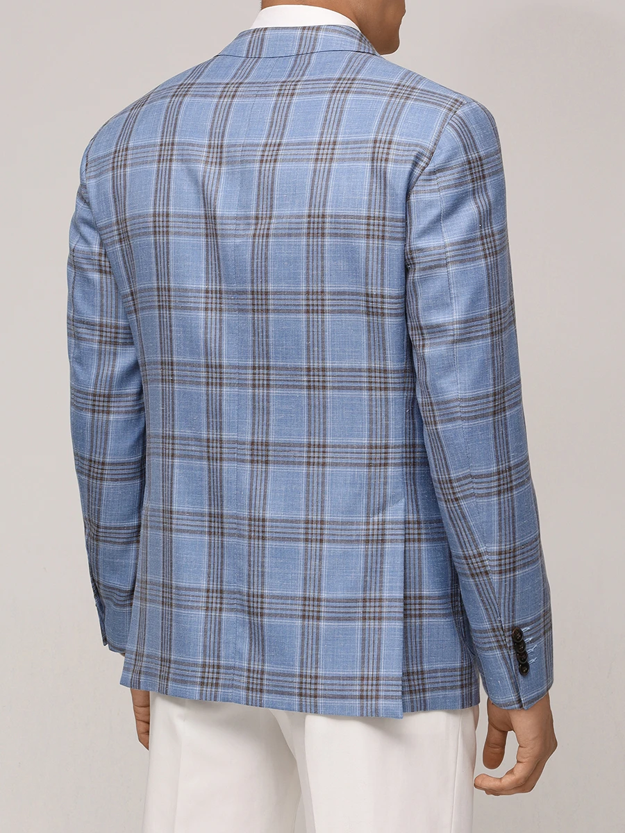 Пиджак из шерсти и шелка LUBIAM 52079/1/2473 Полоска  Фото 3