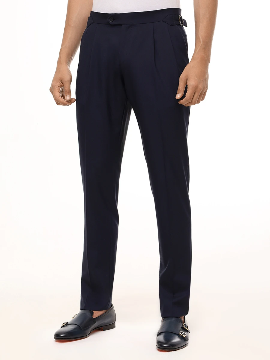 Брюки шерстяные LUBIAM 00531/4/8302 Темно- Синий  Фото 4