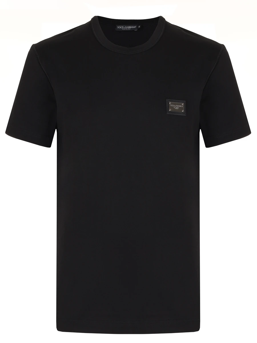 

Футболка хлопковая, Черный, G8PT1T G7F2I N0000