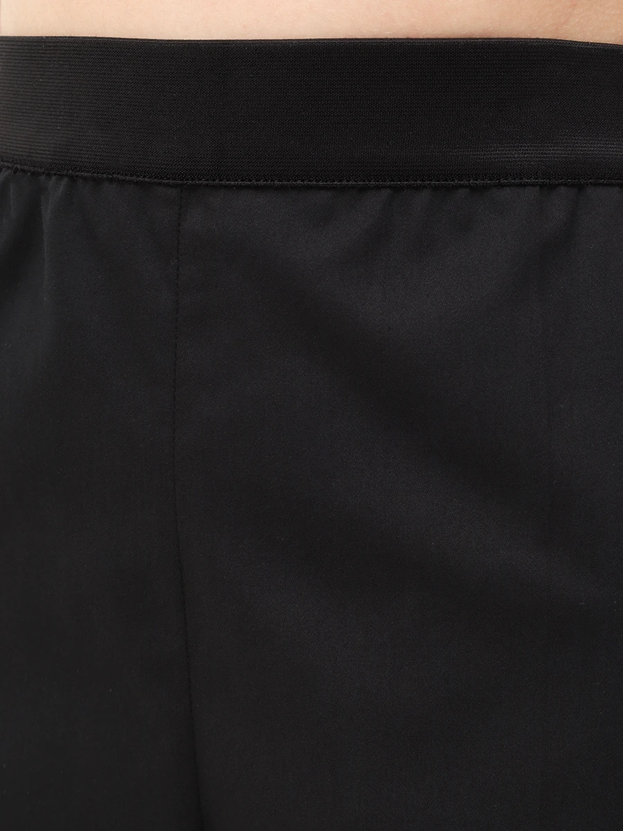 Брюки хлопковые AGNONA T70610-Y-UC057 K09 Черный  Фото 5