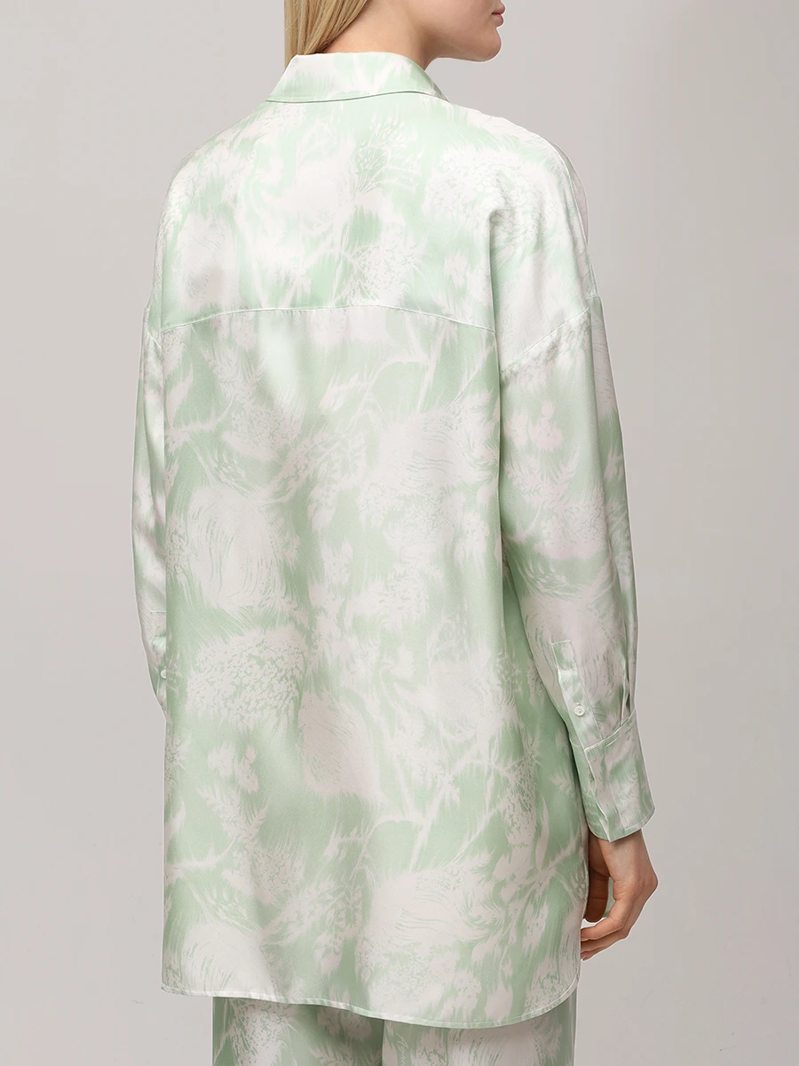 

Рубашка шелковая, Зеленый, TD0901-Y-S4051 942