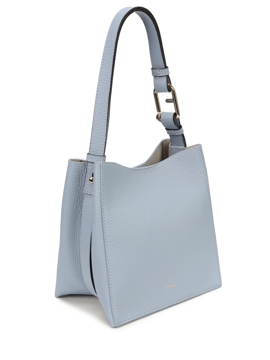 Сумка кожаная Nuvola FURLA WB01373-HSF000-55000 Голубой  Фото 3