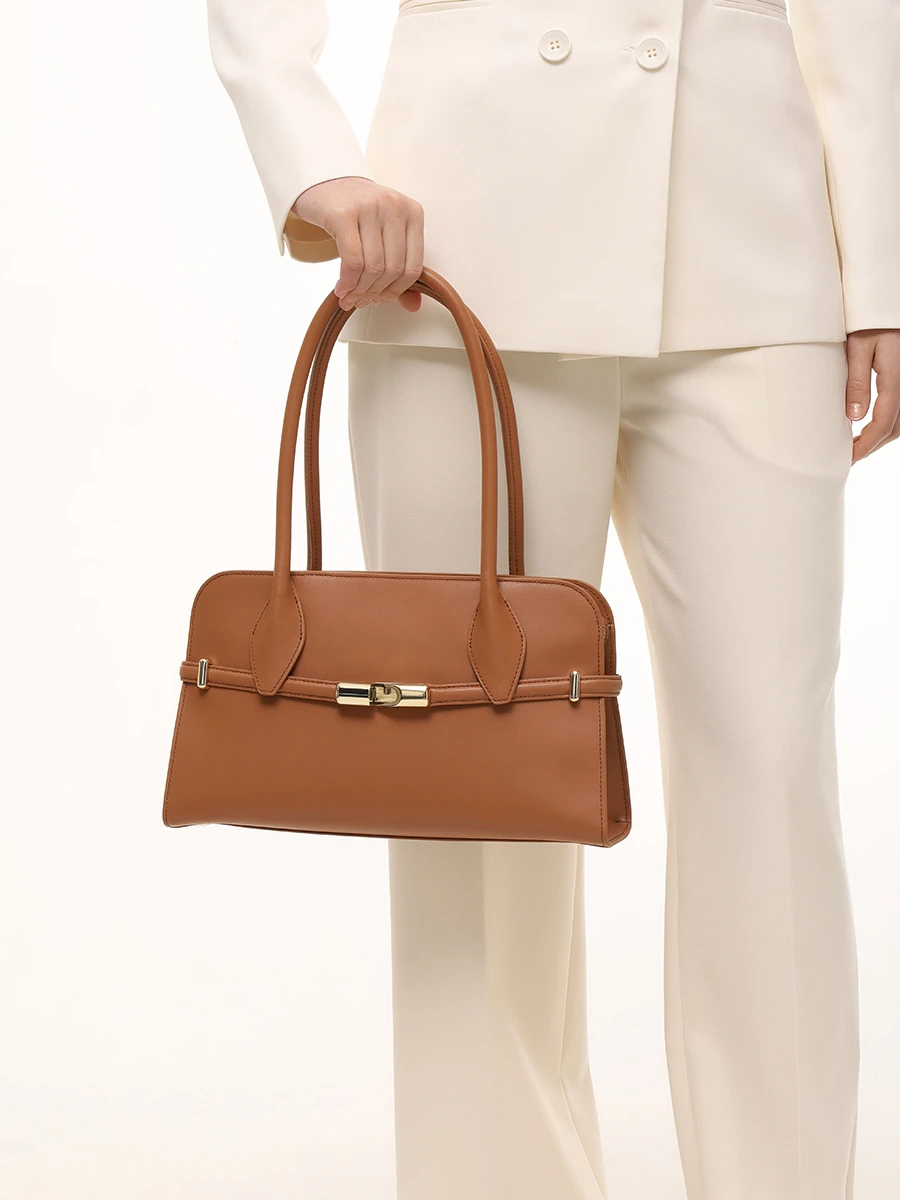 Сумка кожаная Goccia FURLA WB01505-BX3104-RY000 Коричневый  Фото 2