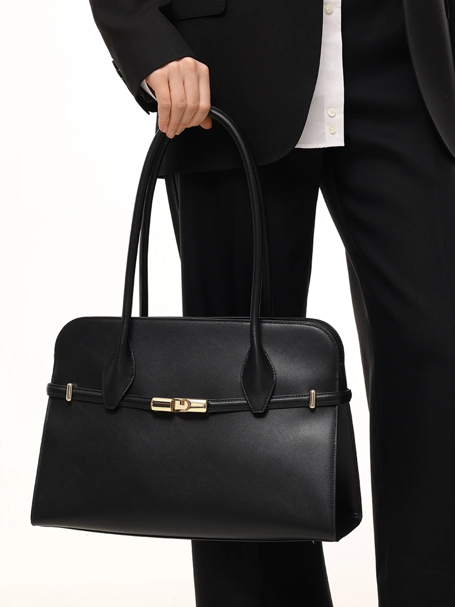 Сумка кожаная Goccia FURLA WB01504-BX3104-O6000 Черный  Фото 2
