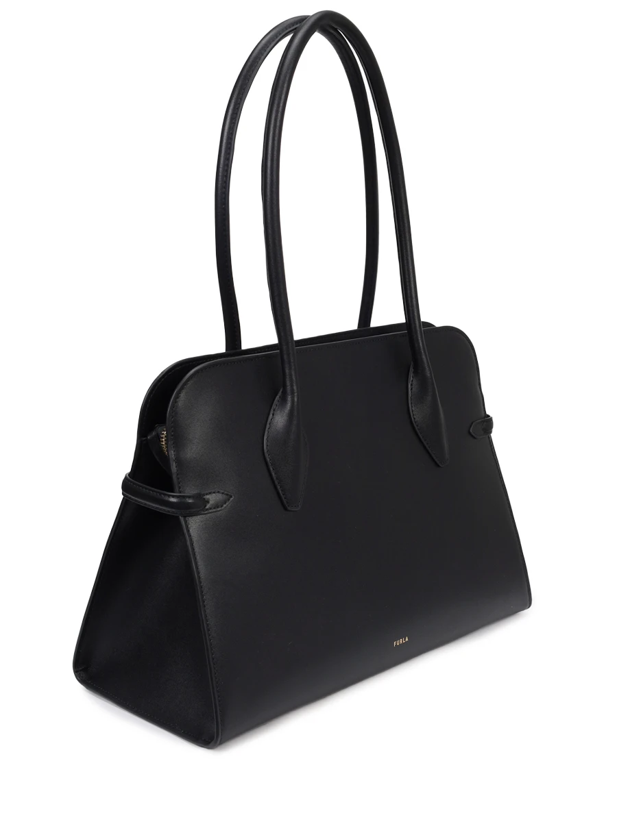 Сумка кожаная Goccia FURLA WB01504-BX3104-O6000 Черный  Фото 3