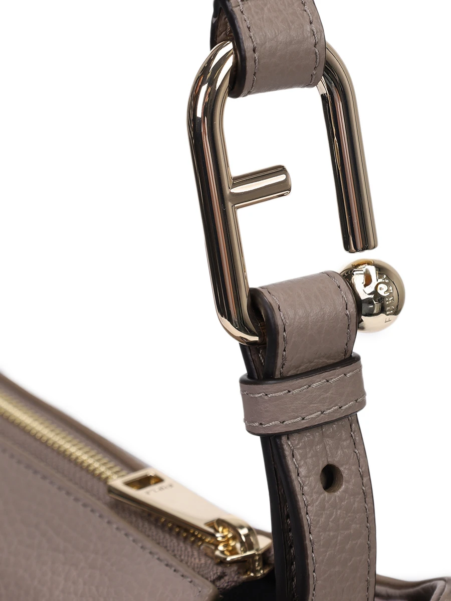 Сумка кожаная Nuvola FURLA WB01275-HSF000-2572S Бежевый  Фото 5