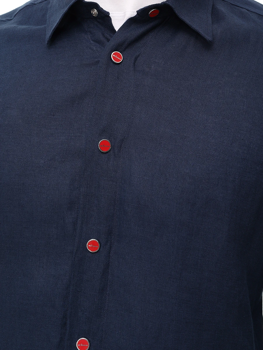 Костюм льняной KITON UMCBUBAH092861000/UPN01H0928610001 Синий  Фото 5