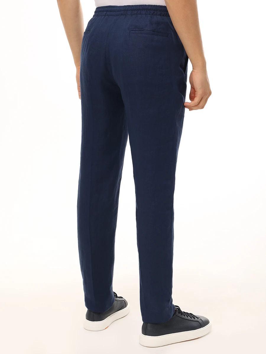 Костюм льняной KITON UMCBUBAH092861000/UPN01H0928610001 Синий  Фото 7