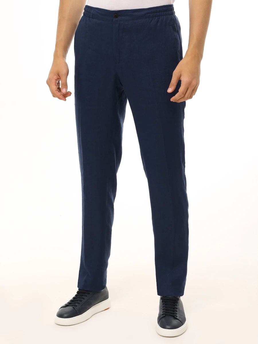 Костюм льняной KITON UMCBUBAH092861000/UPN01H0928610001 Синий  Фото 8
