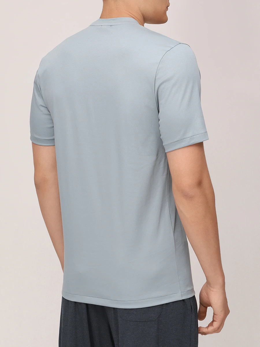 

Футболка хлопковая, Голубой, 286-1447/541