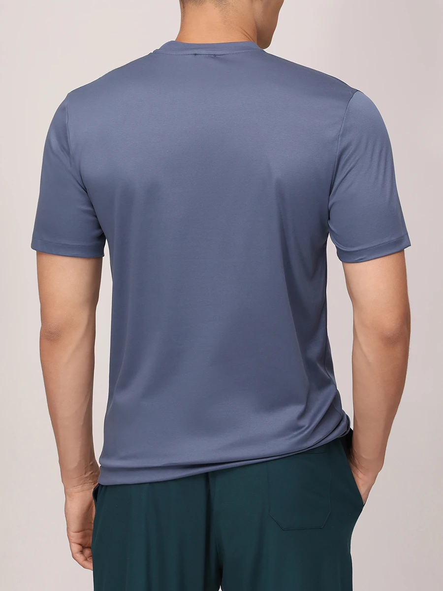 

Футболка хлопковая, Синий, 286-1447/586