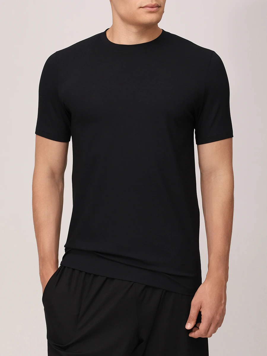 

Футболка из модала, Черный, 700-1341/86