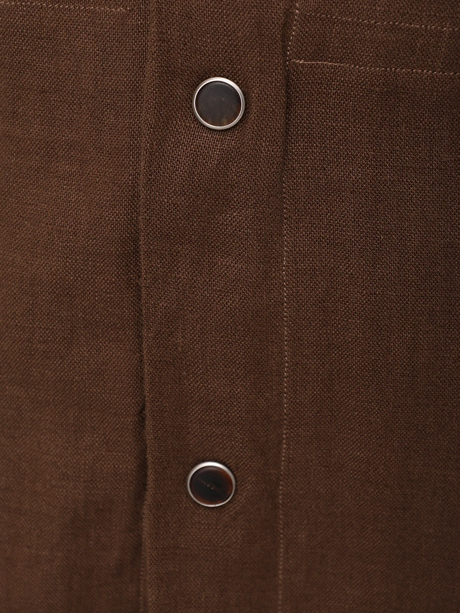 Костюм льняной KITON UMCBUBAH092861600/UPN01H0928616001 Коричневый  Фото 6