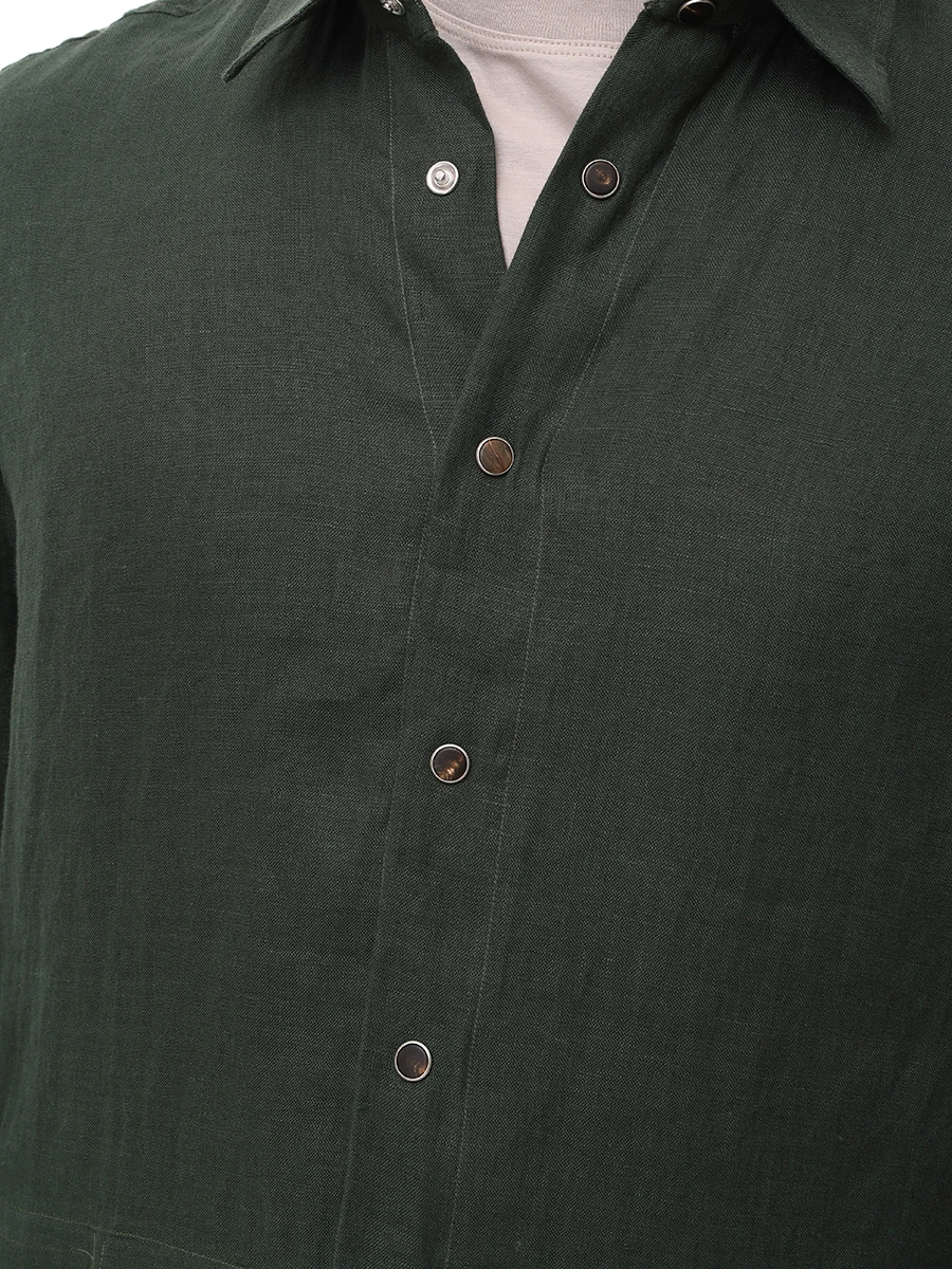 Костюм льняной KITON UMCBUBAH092861100/UPN01H0928611001 Зеленый  Фото 5