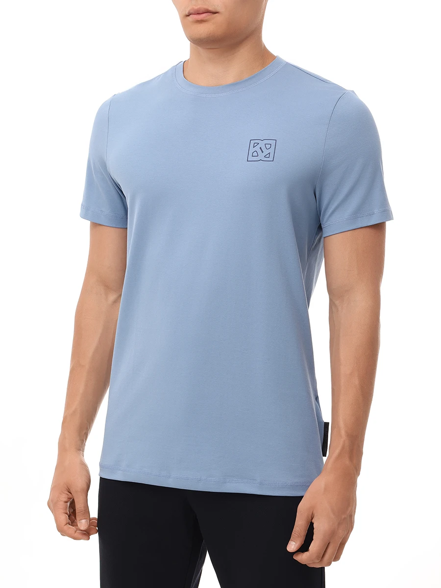 Футболка хлопковая Roc BOGNER 58456604/348 ROC Голубой  Фото 4