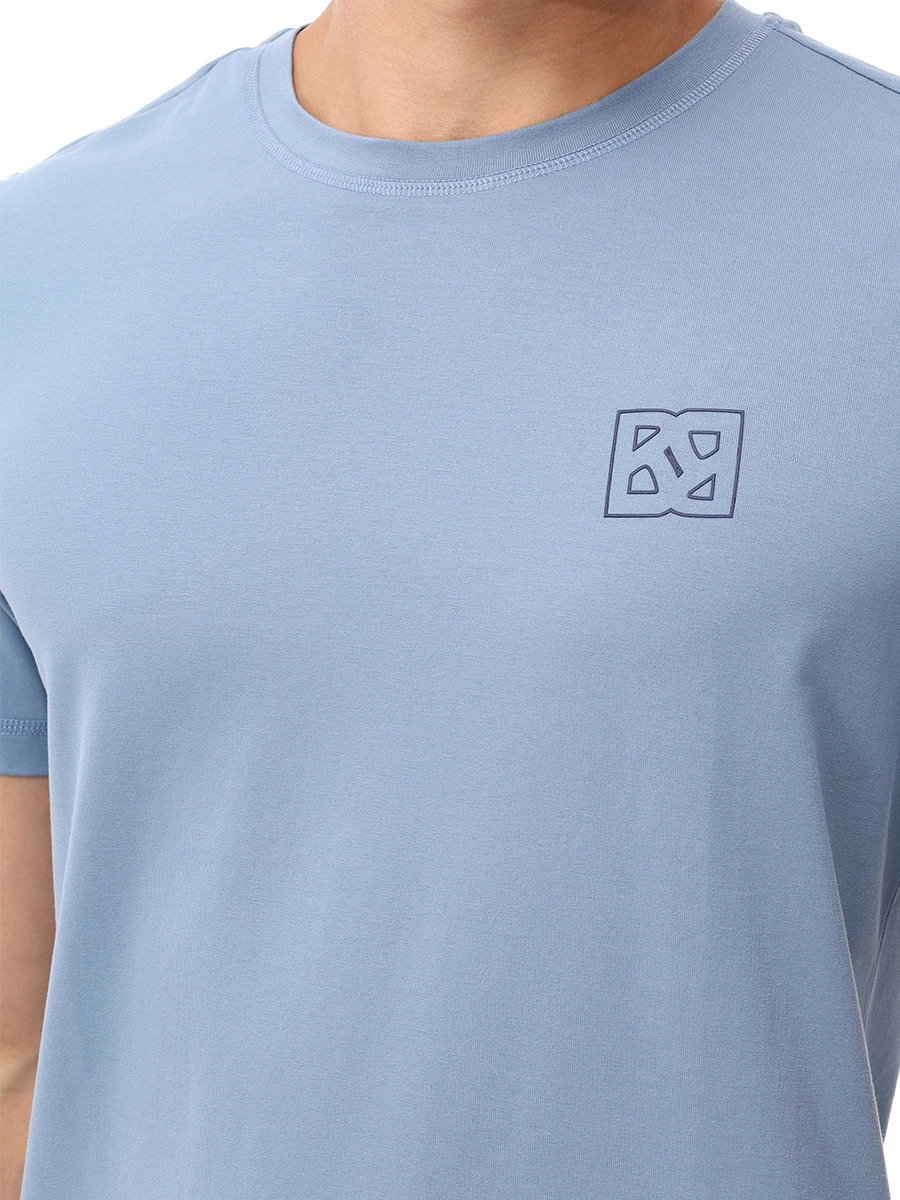 Футболка хлопковая Roc BOGNER 58456604/348 ROC Голубой  Фото 5