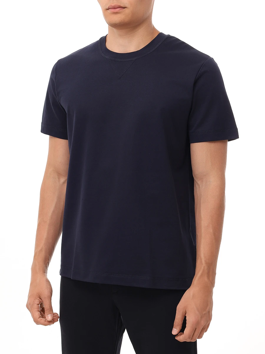 Футболка хлопковая Dino BOGNER 58049497/464 DINO Темный Синий  Фото 4