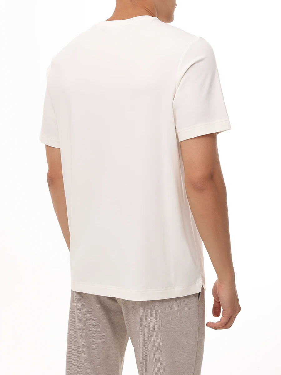 Футболка из модала Levent BOGNER 58039442/753 LEVENT Белый  Фото 3