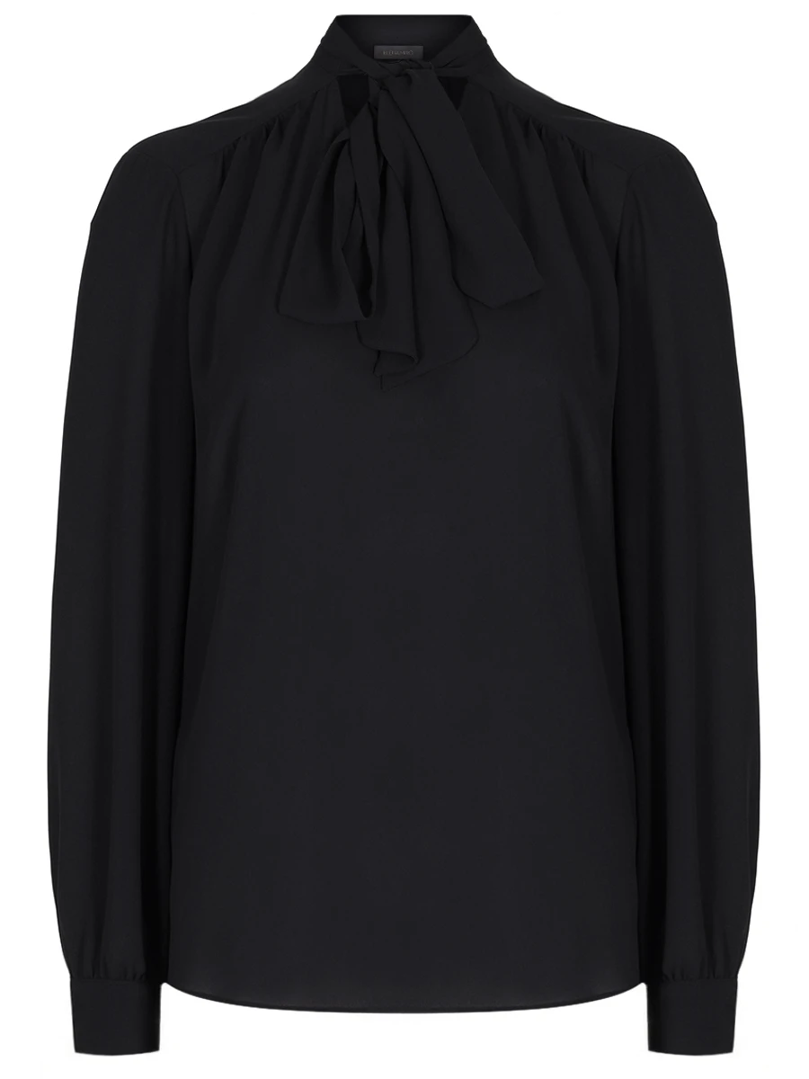 

Блуза из крепа, Черный, 2080P0152333