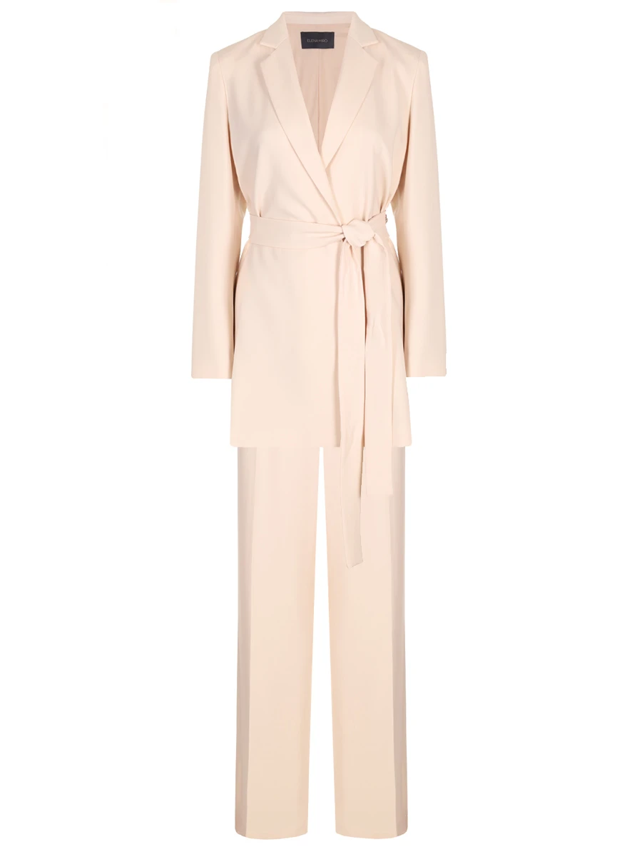 Костюм однотонный ELENA MIRO Q120P0144021/P102P0144021 Кремовый 