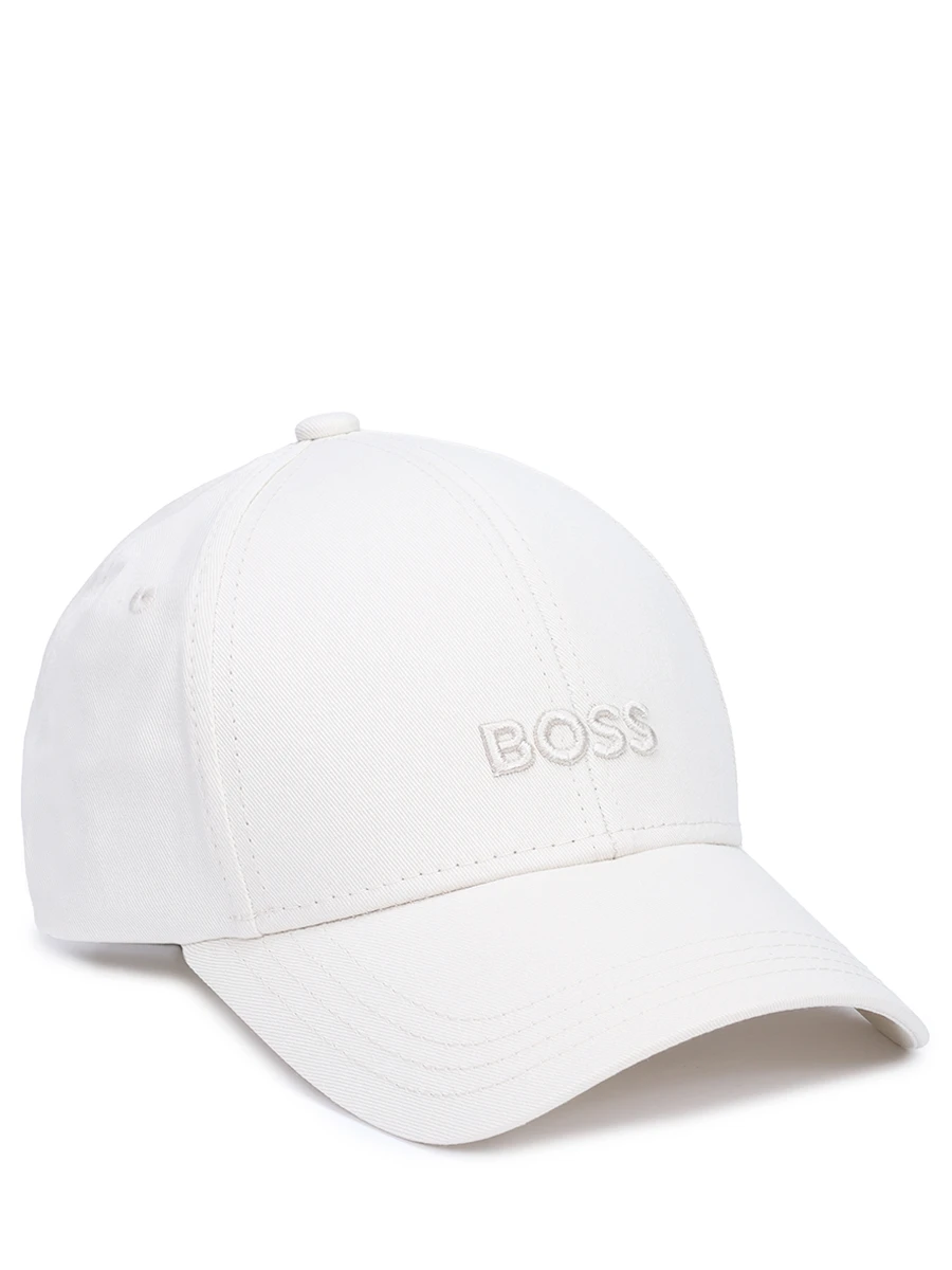 Бейсболка хлопковая BOSS 50519889/118 Белый 