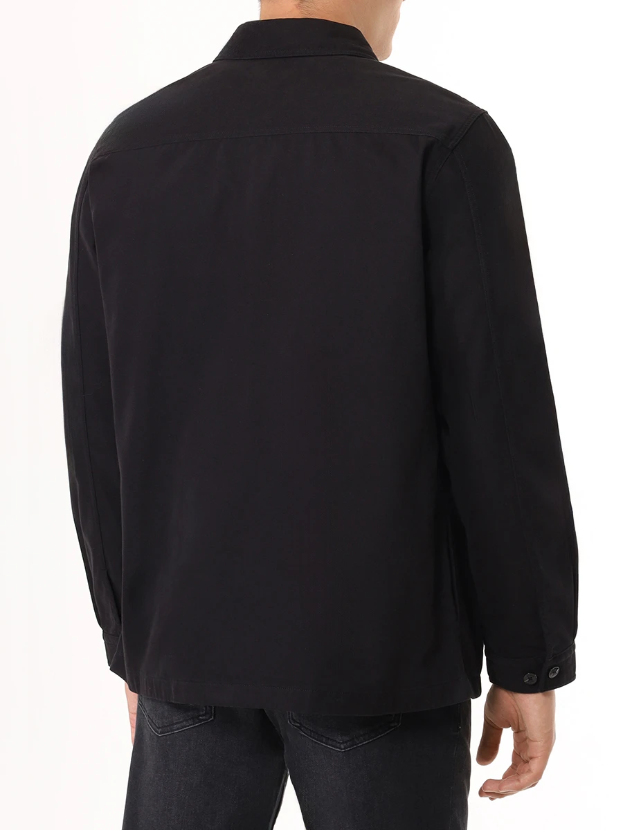 Рубашка Regular Fit хлопковая HUGO 50468744/001 Черный  Фото 3